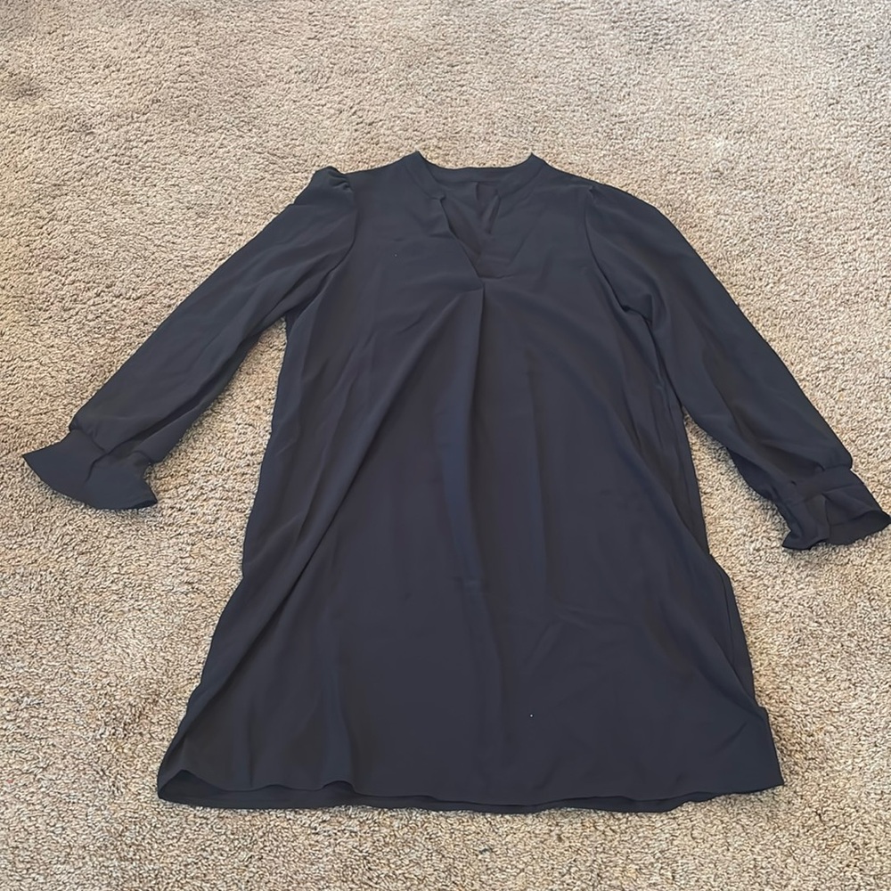 New woman’s black dress